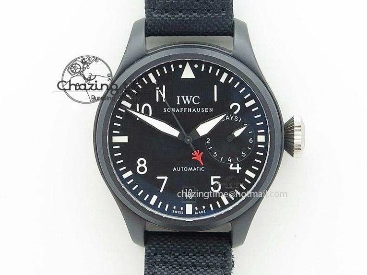 MIROTIME 0808 UrbanChic Pilot Chrono 2016 IW377714 ZF 1:1 Best Edition Blue Dial On SS Bracelet A7750 V 7272